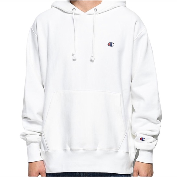 Champion Other - Champion White Hoodie Front Pocket Men’s Medium